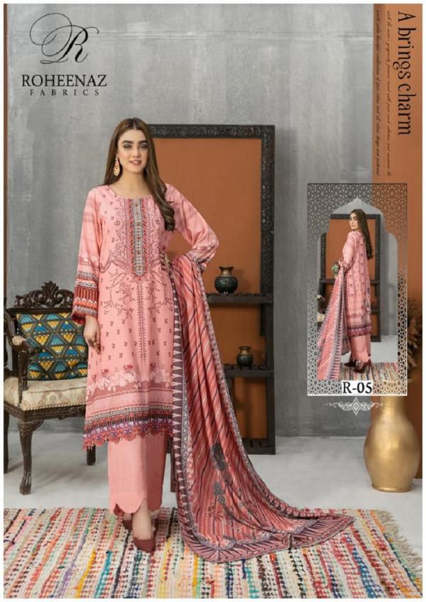 Roheenaz Amaya Cotton Exclusive Designer Dress Material Collection